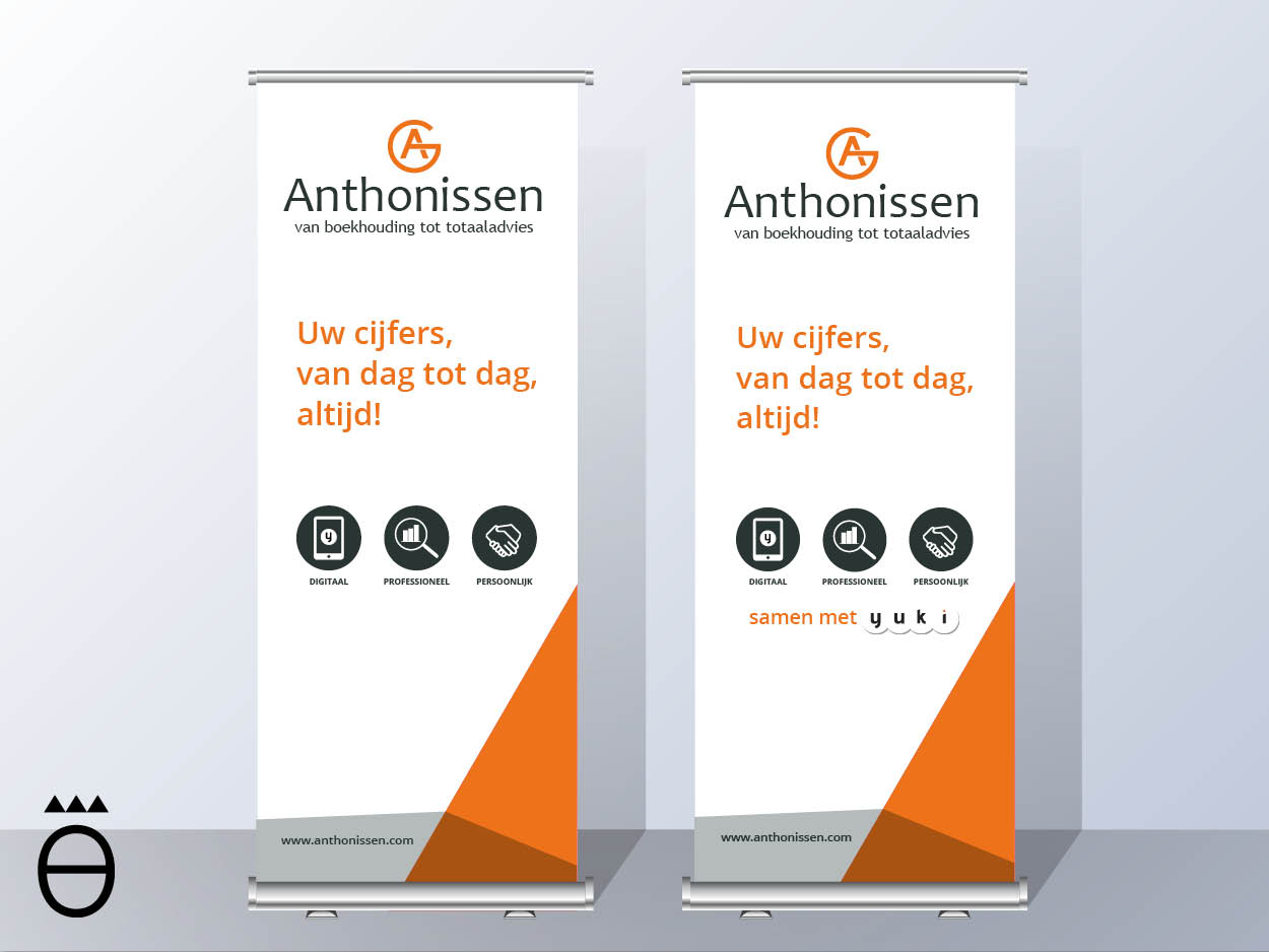 Roll up banner Groep Anthonissen